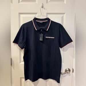 NWT Ben Sherman Navy Polo Shirt, Size Large